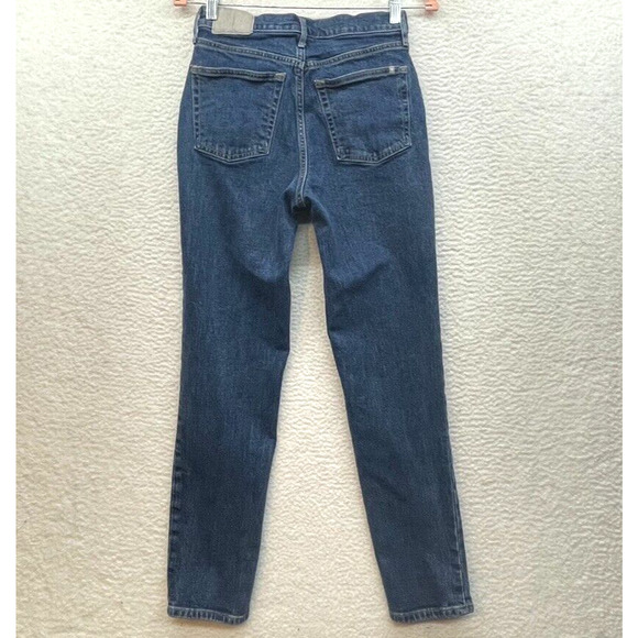 Everlane Jeans Womens 26 Blue Original Cheeky Straight Organic Cotton Mid Rise - Picture 2 of 13